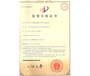发明专利证书