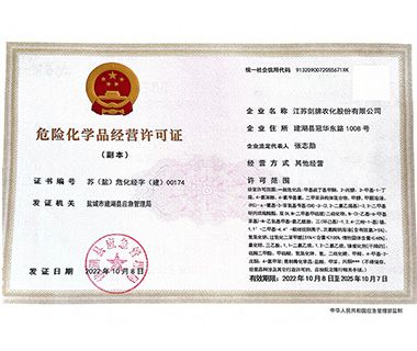 2022危险化学品经营许可证