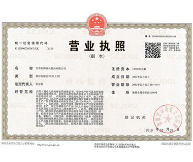 营业执照1.875亿元